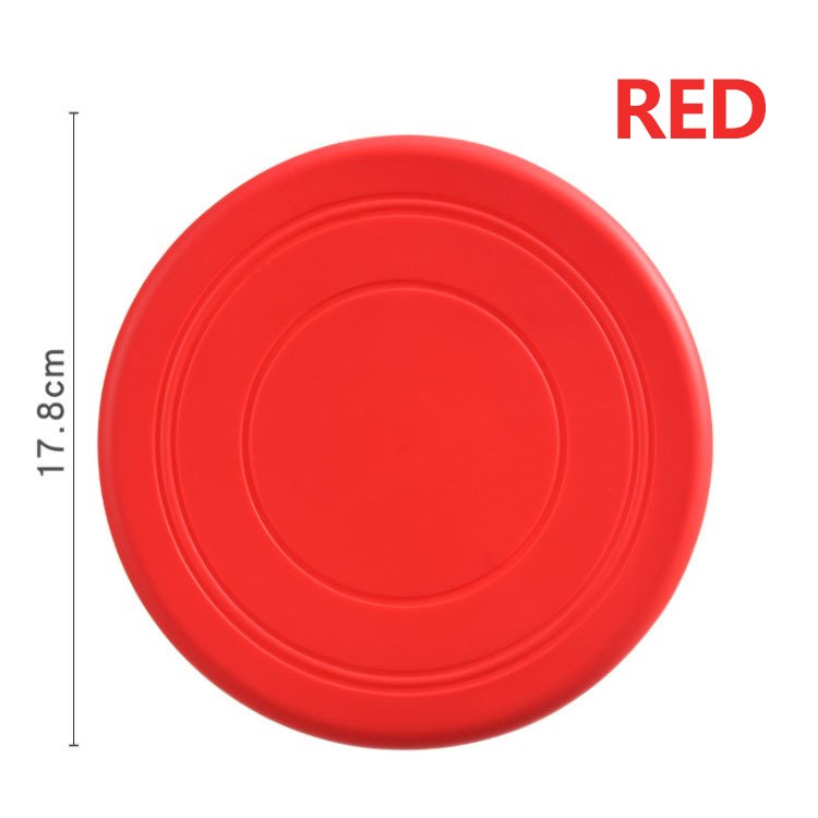 Dog Frisbeed Custom Logo Silicone Ultimate Mini Plastic Frisbeed Sports Dog Toys Frisbeed TPR Pet Bite Toys