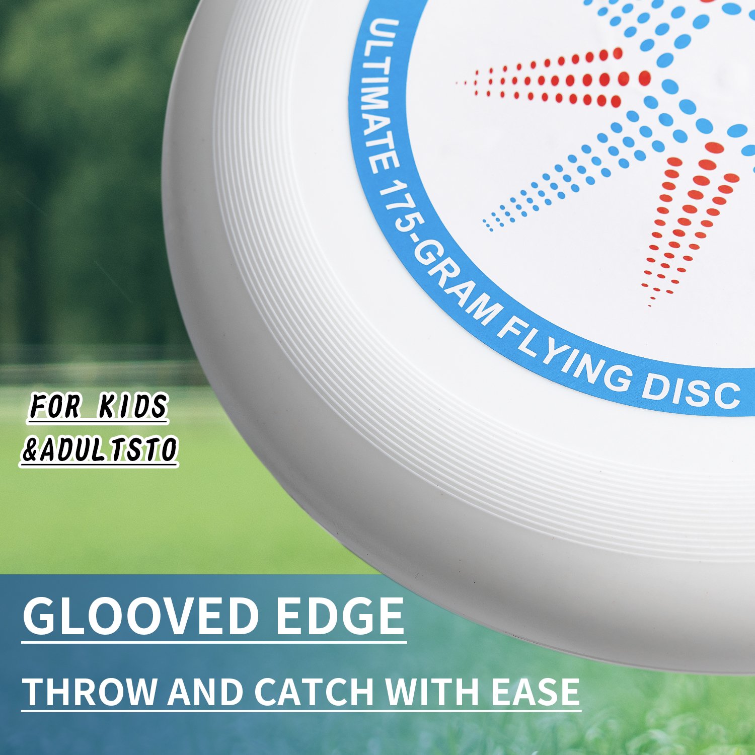 Professional Custom Competitive Decompression Sports Golf Disc Professional 175g PE Plastic Ultimate Frisbeed