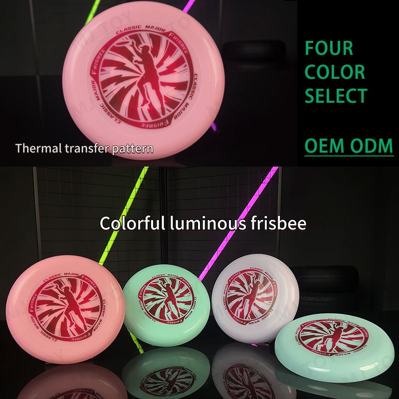 High Quality Beach Children'S PE Plastic Toys Colorful Flying Saucer Pet Utensils Round Frisbeed Waterproof Flying Disc For Kids