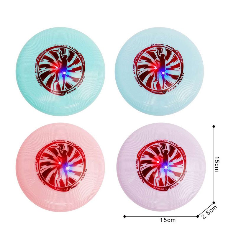 High Quality Beach Children'S PE Plastic Toys Colorful Flying Saucer Pet Utensils Round Frisbeed Waterproof Flying Disc For Kids