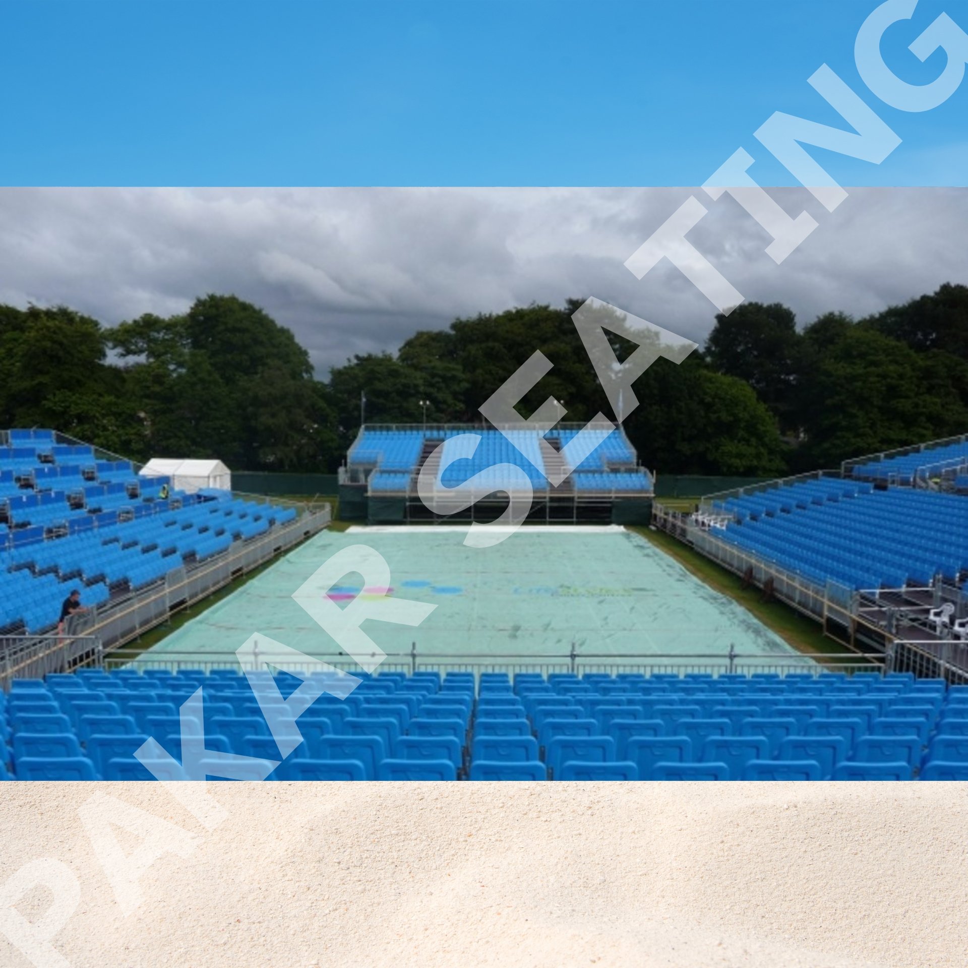 Grandstand stand for frisbee game Seating Solution for Entertainment Events