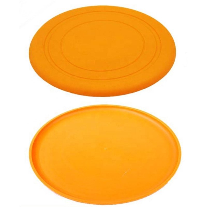 Fashion Pet Portable Bowl Dog Flying Disc Toy Flying Discs Pet Silicone Rubber Flying Discs Dog Frisbeed