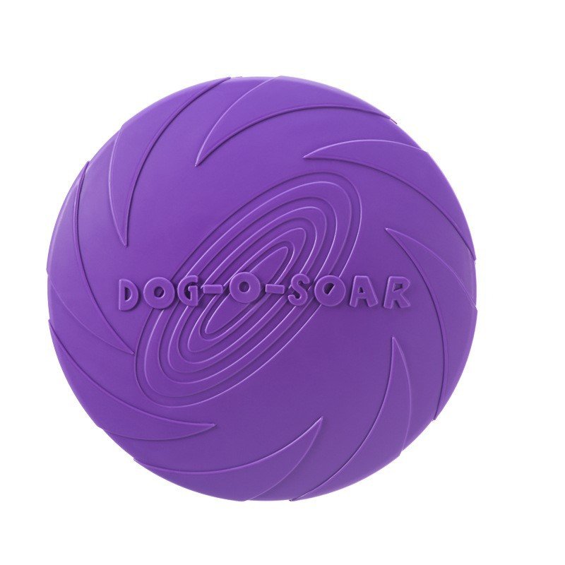 Dog Flying Disc Toy Pet Training Rubber Interactive Toy, Floating Water Dog Toy for Small Dogs Puppy Outdoor Flight