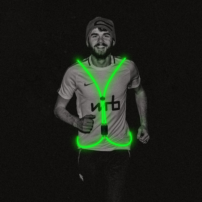 Factory wholesale hot sale led sport running cycling vest at night
