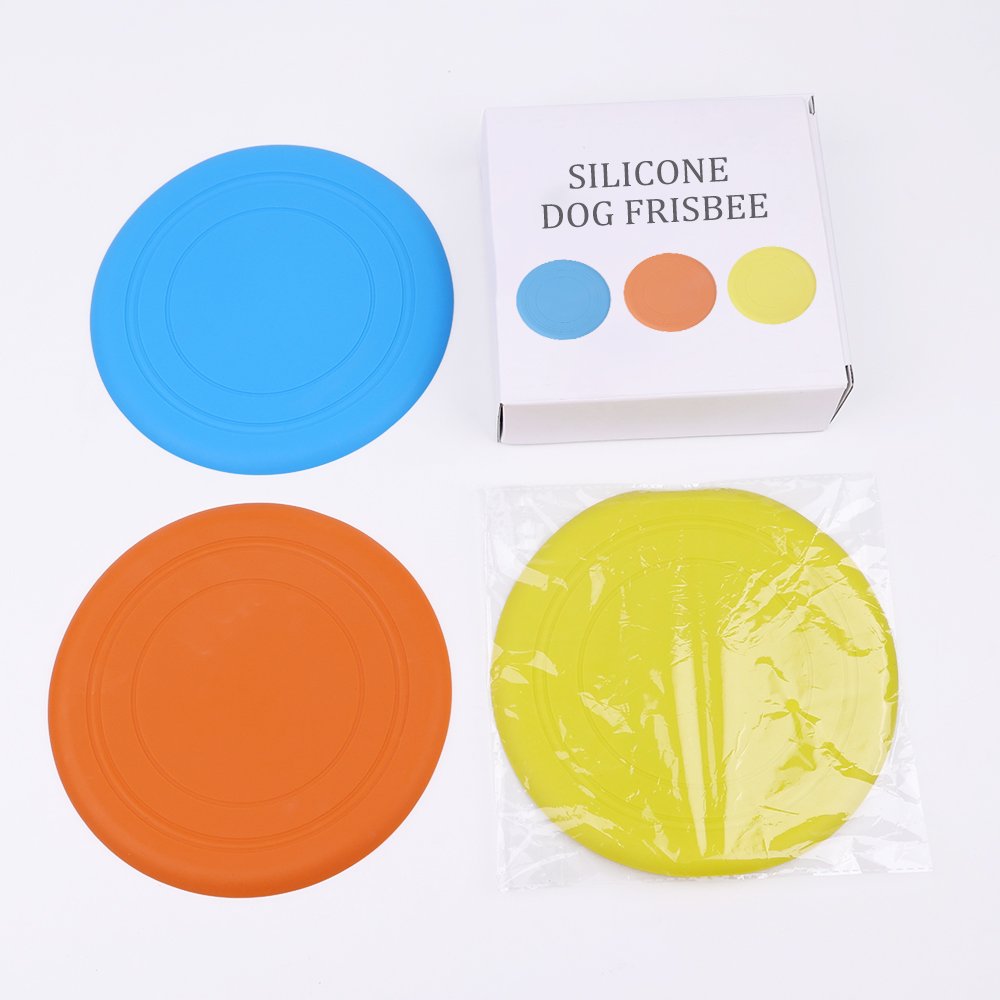 2024 New Product idea Dog Flying Disc Custom Logo High Flying Aerodynamic Disc for Dogs Puppy Lightweight Floatable Frisbeed