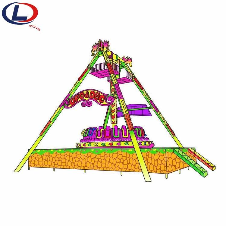Outdoor Amusement Rides Park Machine Manufacturer Adults Games Swing Hammer Rides Big Frisbee Pendulum for sale