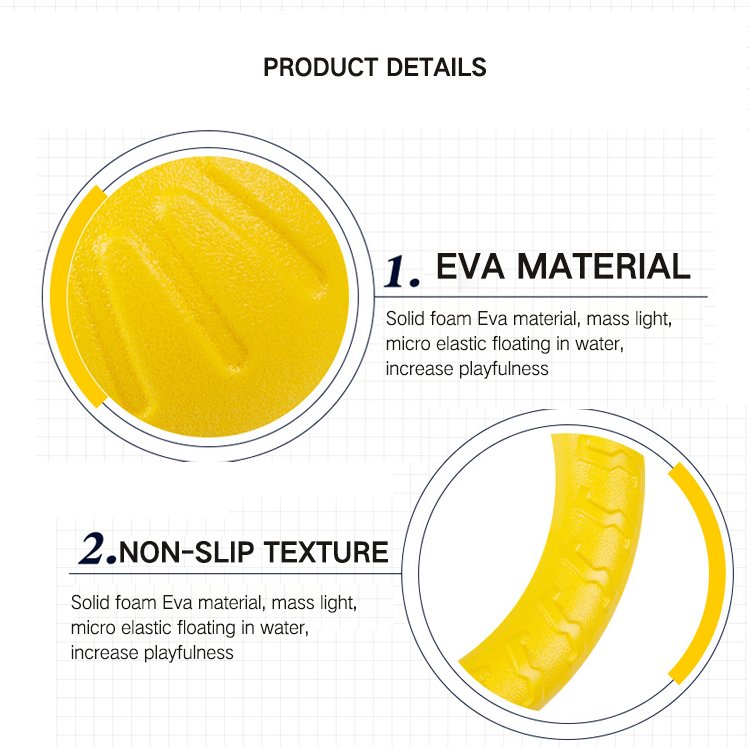 Juguetes Para Perros Amazon Hot Sale Eva Frisbeed Plastic Rubber Leakage Food Dog Chew Toys Ball