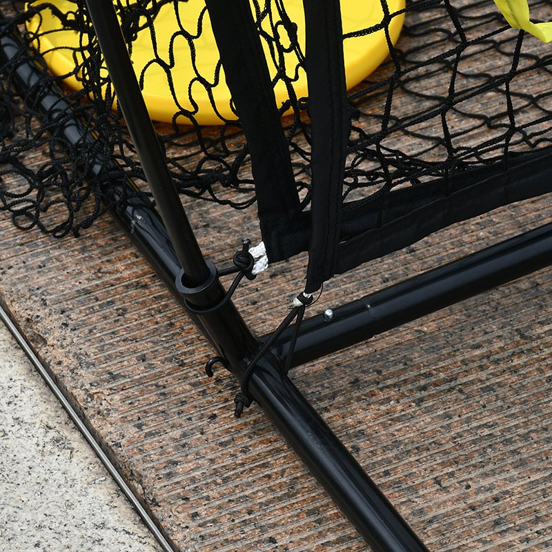 Large Throwing Net for Frisbee Practice, Frisbee Throwing Training Equipment with 9Targets flying style disc fishing net