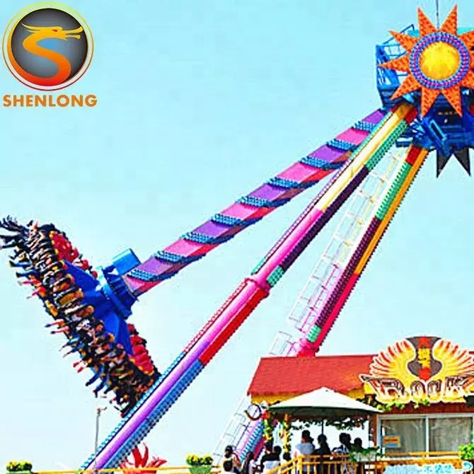 Amusement Park Attraction Equipment 8/16/24/30 Seats Frisbee Hammer Spinning Mini Pendulum Rides For Sale