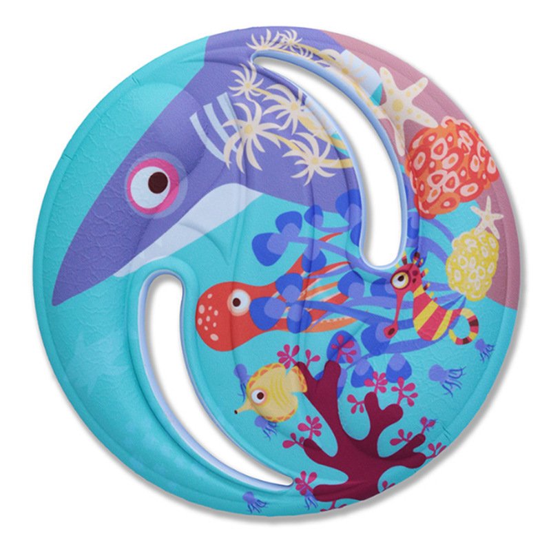 Custom 22cm Full printing Eva Foam Flying Saucer Frisbeeing Children'S Toy Soft Frisbeeing flying disk flying disc for outdoors