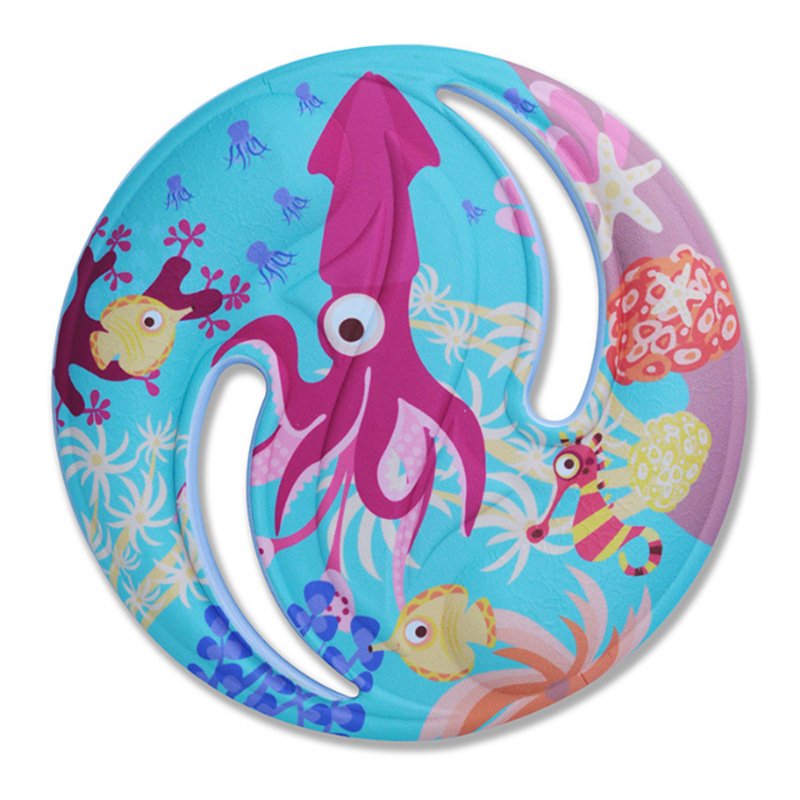 Custom 22cm Full printing Eva Foam Flying Saucer Frisbeeing Children'S Toy Soft Frisbeeing flying disk flying disc for outdoors