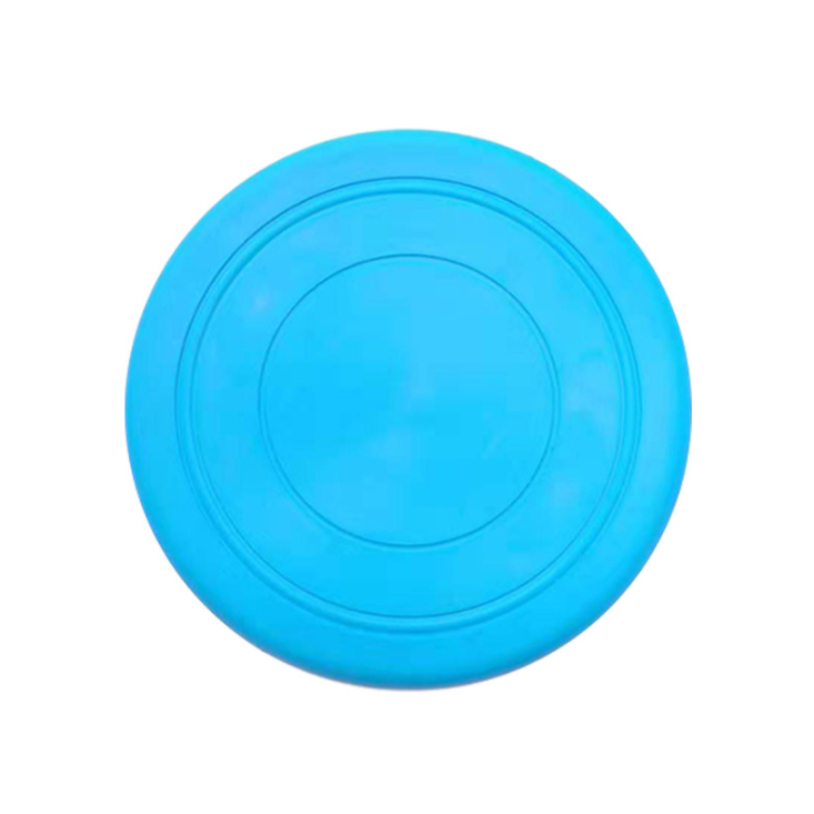 Multicolor super soft pet training silicone frisbee