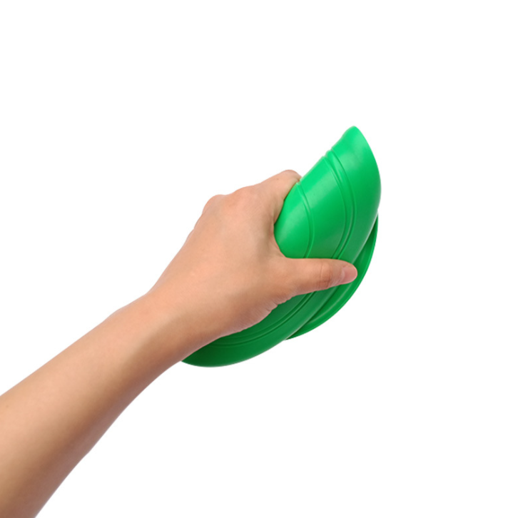 Multicolor super soft pet training silicone frisbee