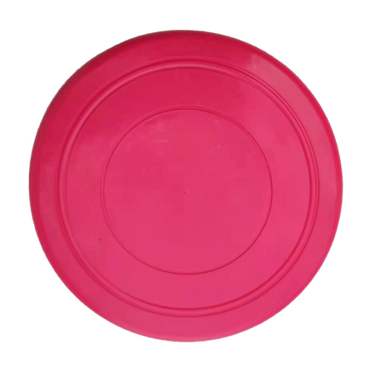 Multicolor super soft pet training silicone frisbee