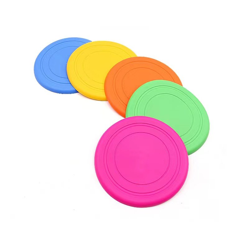 Hot Sale Outdoor Durable Silicone Soft Frisbeed Silicone Round Flying Disc Other Pet Dogs Toys