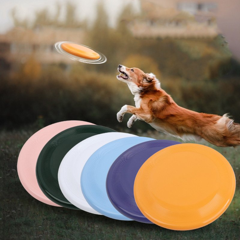 Hot selling dog toy flying discs resistant chew puppy training interactive pet frisbeed