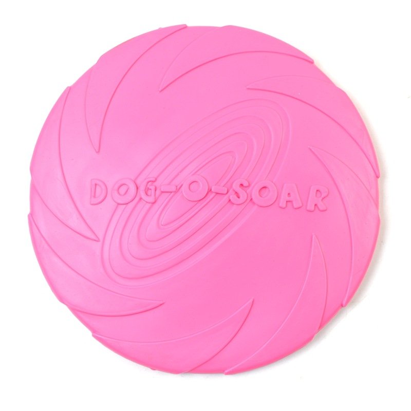 Manufacturer Wholesale Pet Dog Flying Disk Toy Silicone Environmentally Friendly Anti-Chew Dog Puppy Interactive Training toy