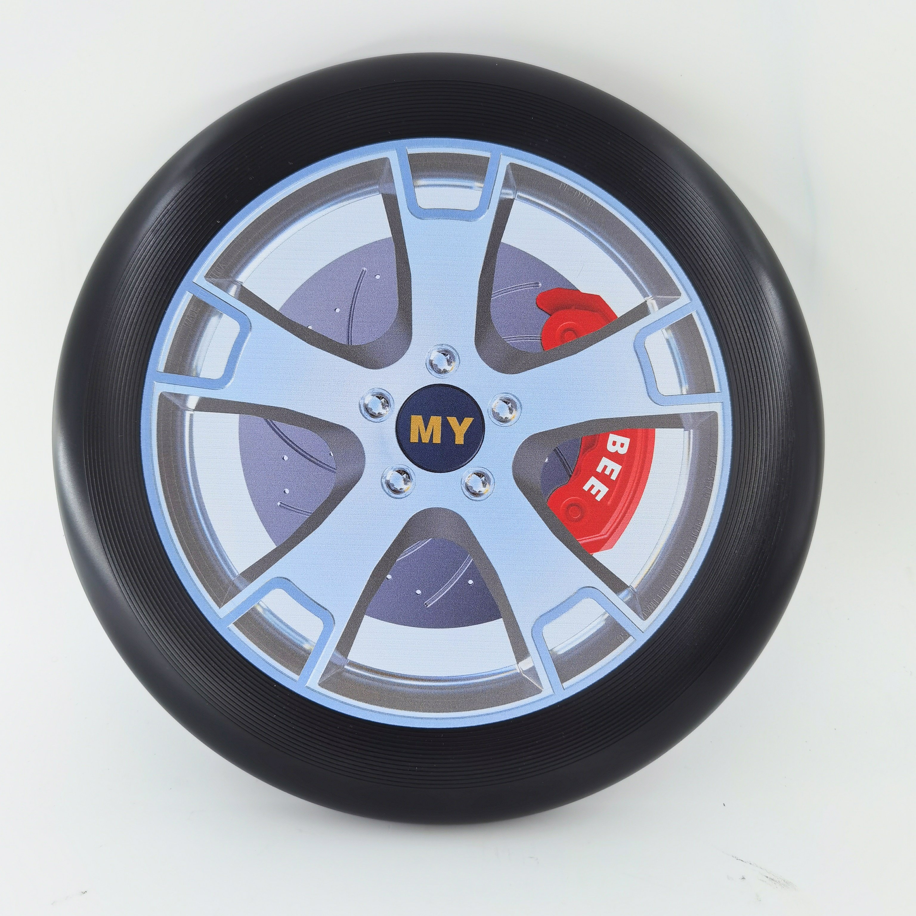 Auto Wheels Design Black Outdoor Game Competition Ultimate 175g PE Flying Disc Professional Frisbeed Disc For Team Sports