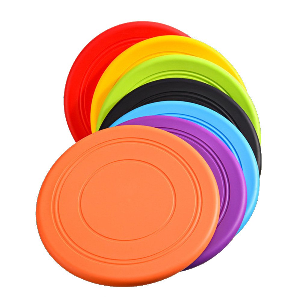 Dog Frisbeed Custom Logo High Flying Aerodynamic Disc for Dogs Puppy Lightweight Floatable Frisbeed