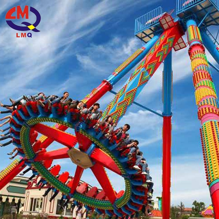 Outdoor attractive thrilling amusement park adult giant frisbee rides/big pendulum/ swing meteor hammer for sale