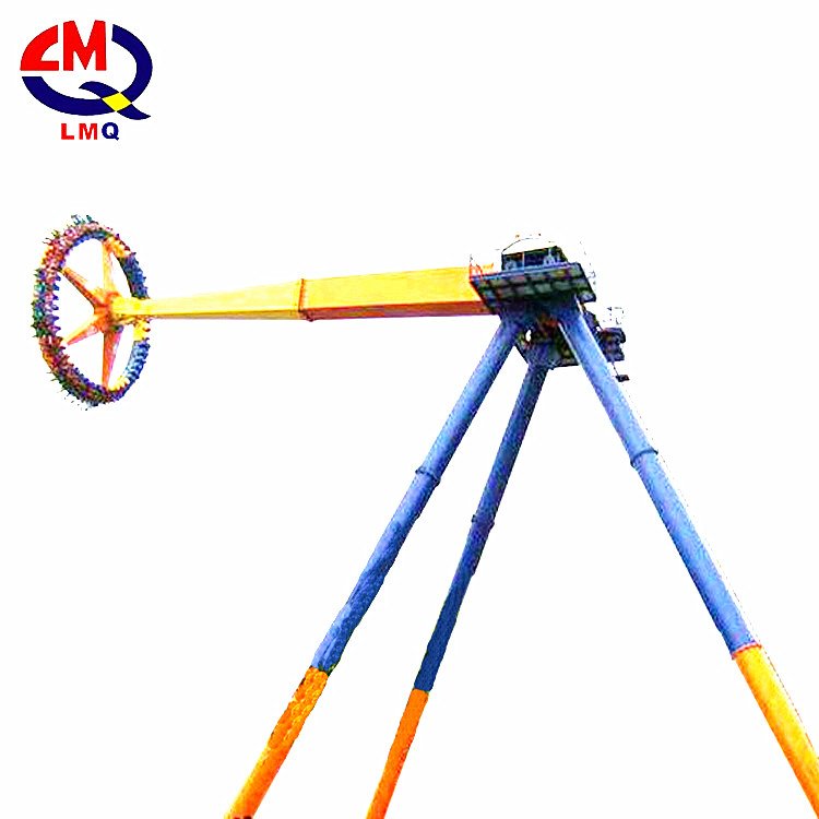 Outdoor attractive thrilling amusement park adult giant frisbee rides/big pendulum/ swing meteor hammer for sale