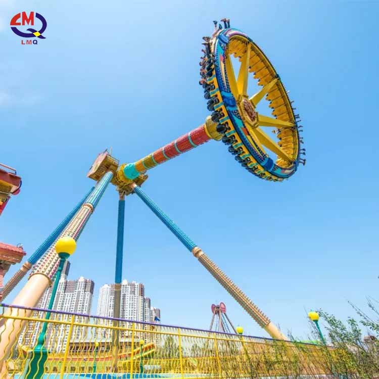 Amusement Park Equipment Rotating Rides Big Frisbee Swing Hammer Pendulum