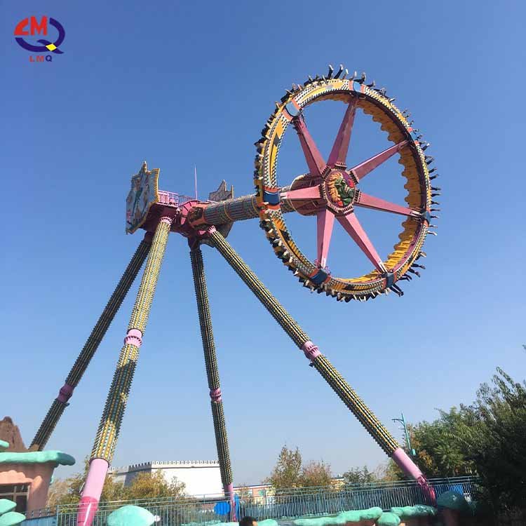 Amusement Park Equipment Rotating Rides Big Frisbee Swing Hammer Pendulum