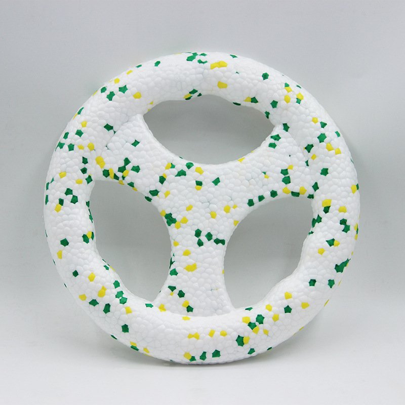 Outdoor Flying Disc Chew Tug Steering Wheel ETPU Dog Training Toys Bite Frisbee For Aggressive Chewers