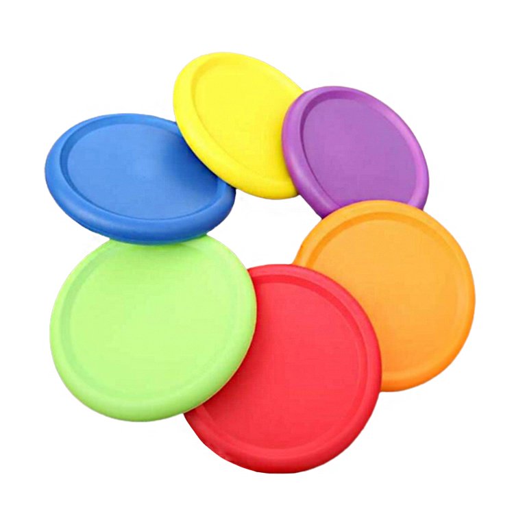 Outdoor Pet Flying Disk Custom Logo Foldable Soft Pet Sports Flying Disc Frisbeed For Dog Flying Disc Game