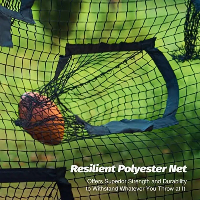 TY-1006D Customizable Portable Woven Ball Collection Practice Pitchers Soccer Training Net With 5 Pocket Net Products