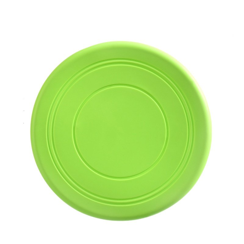 Dog Frisbee Bite resistant non-toxic dog toys Outdoor training dog supplies float throwing toy soft glue Frisbee
