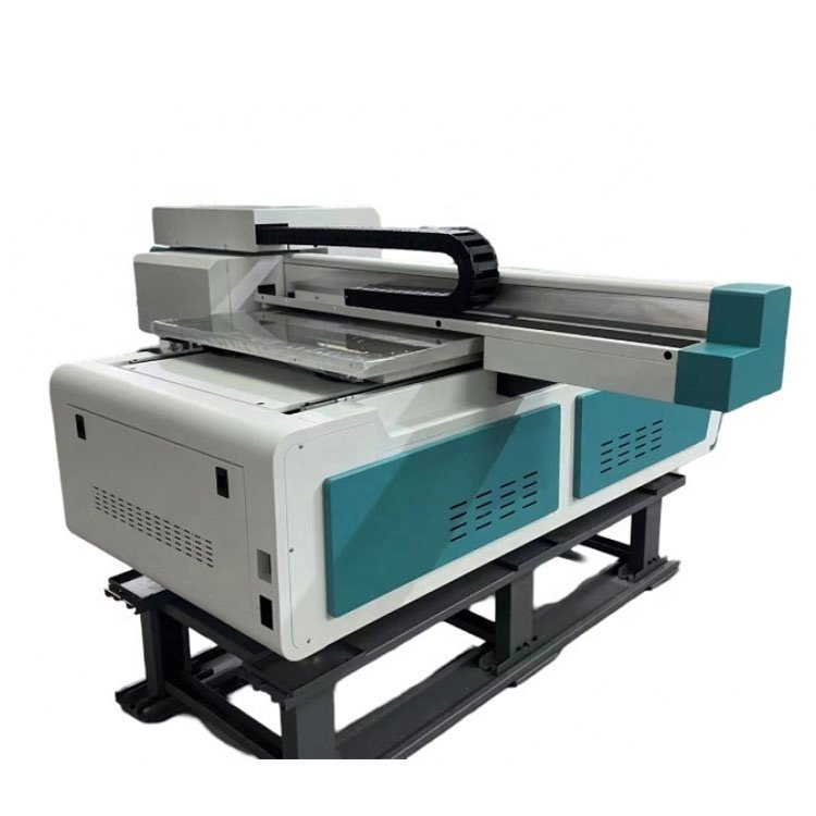 small business 6090 UV flatbed printer metal sheet metal frisbee acrylic ceramic glass crystal logo advertising printing machine
