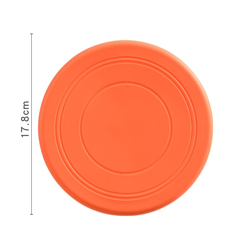 Soft Non-Slip Dog Flying Disc Silicone Game Frisbeed Anti-Chew Dog Toy Pet Puppy Training Interactive Funny Dog Supplies