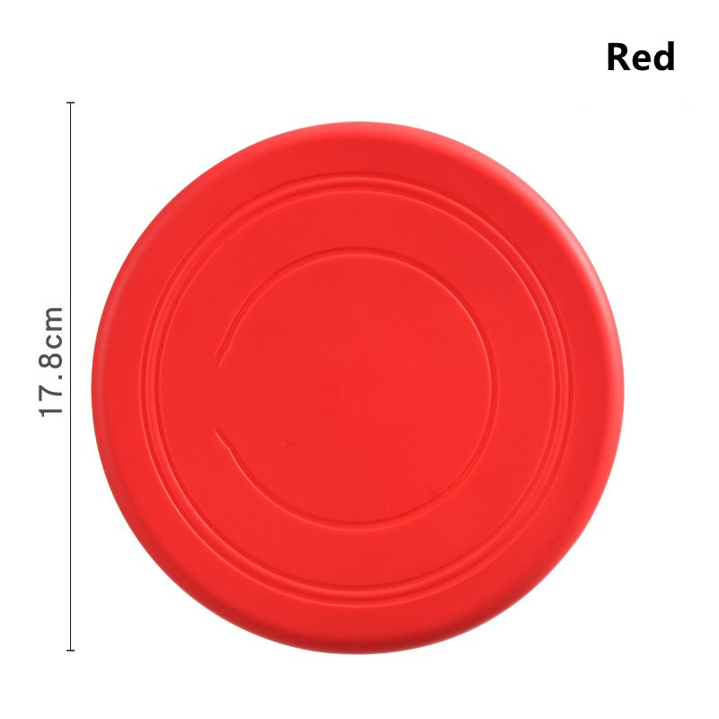Soft Non-Slip Dog Flying Disc Silicone Game Frisbeed Anti-Chew Dog Toy Pet Puppy Training Interactive Funny Dog Supplies