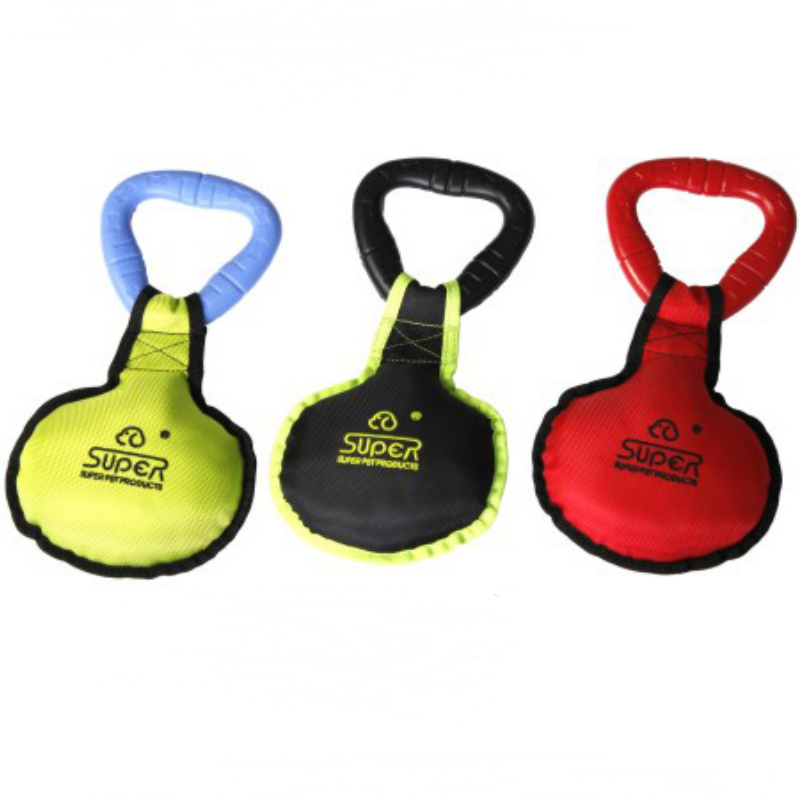 Multiple Shapes Silicone And Fabric Sewing Interactive Indestructible Dog Toy Pet Flying Disc Custom Factory