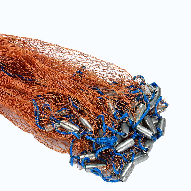 Frisbee nylon monofilament line hand throwing net throwing easy to catch drawstring casting fishing net
