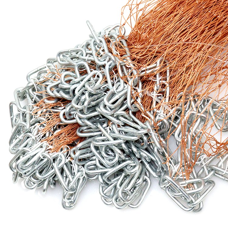 American Style Fishing Net Chain Tire Line Hand Cast Net Frisbee Throw Catch Drawstring Cast Gill