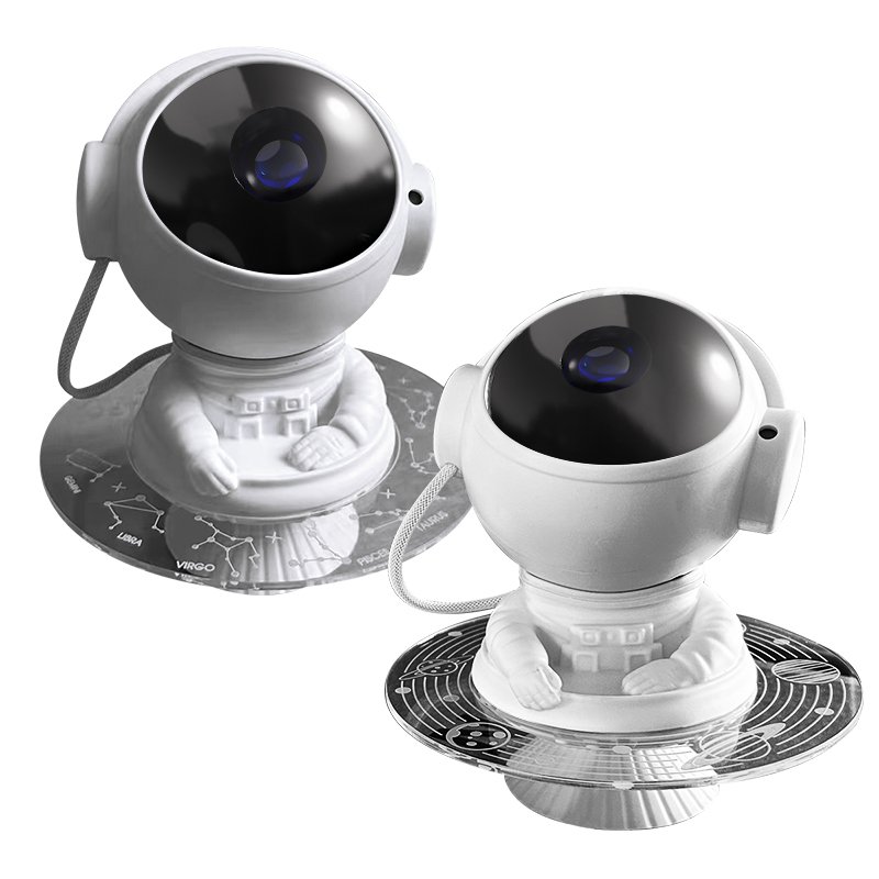 NEW products frisbee astronaut galaxy projector Pilot star night light acrylic led table Spaceman aviator sky projection Lamp