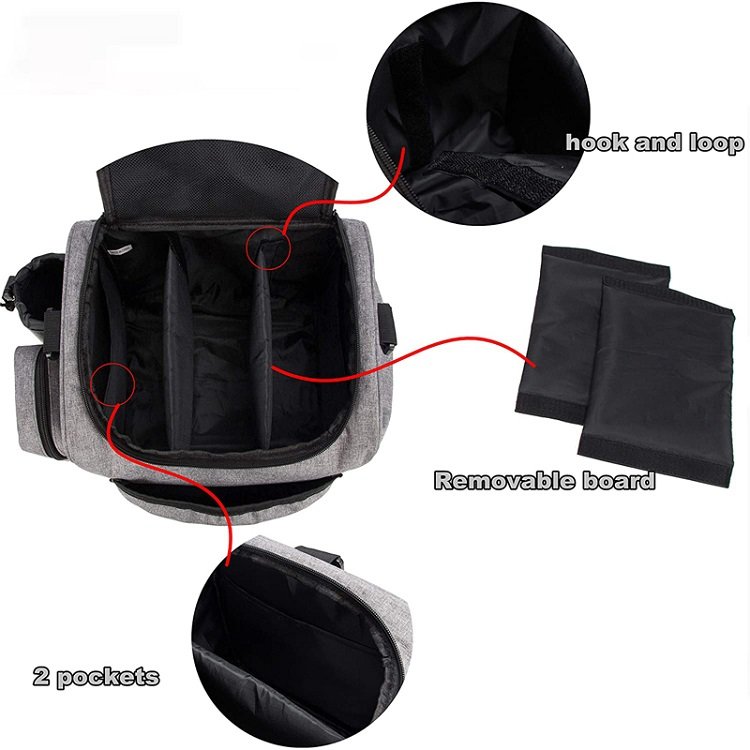 Large Capacity Outdoor Sports Frisbee Disc Golf Bag Backpack Shoulder Bag