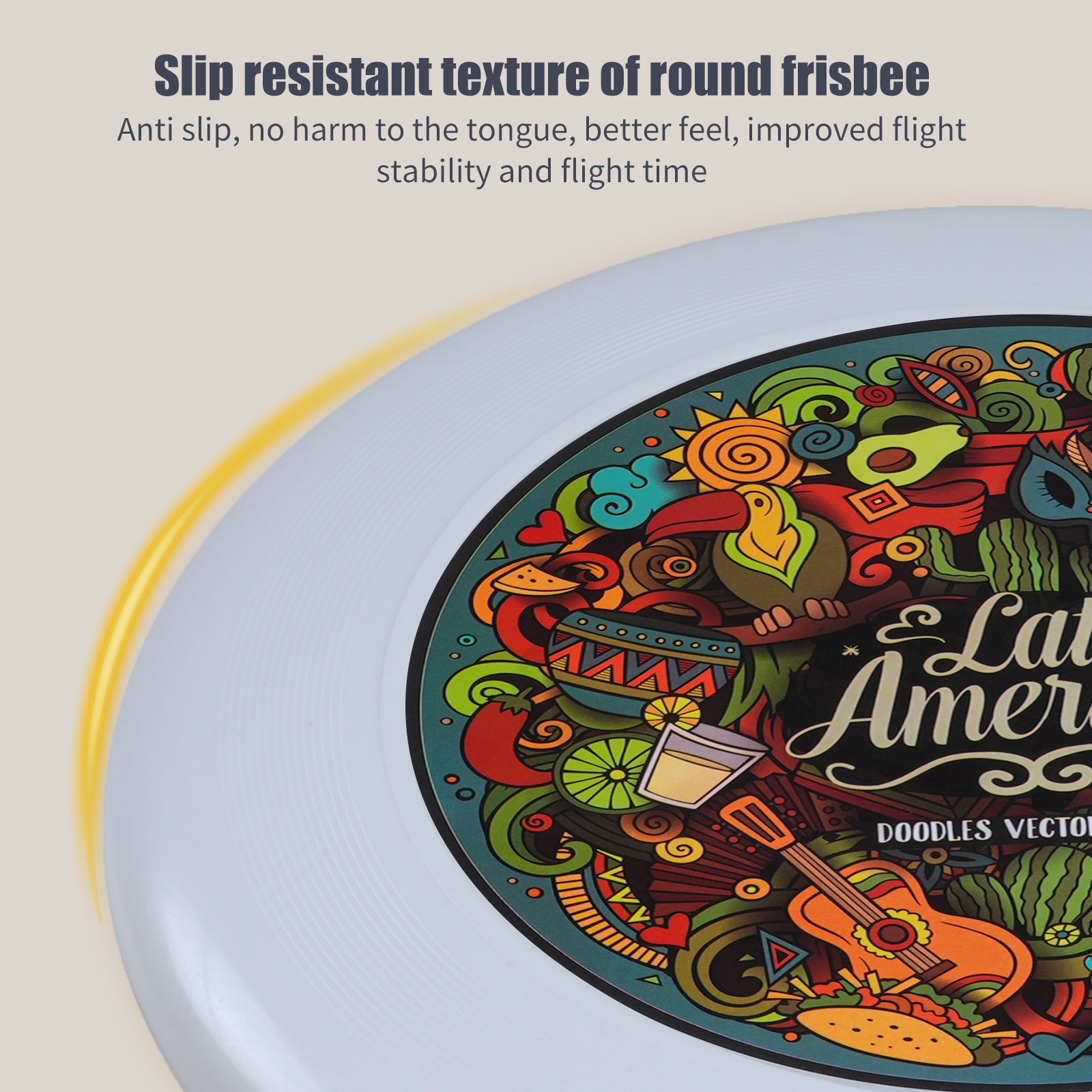Frisbeed customized printing logo pattern dog led ultimate pro ultra light frisbee
