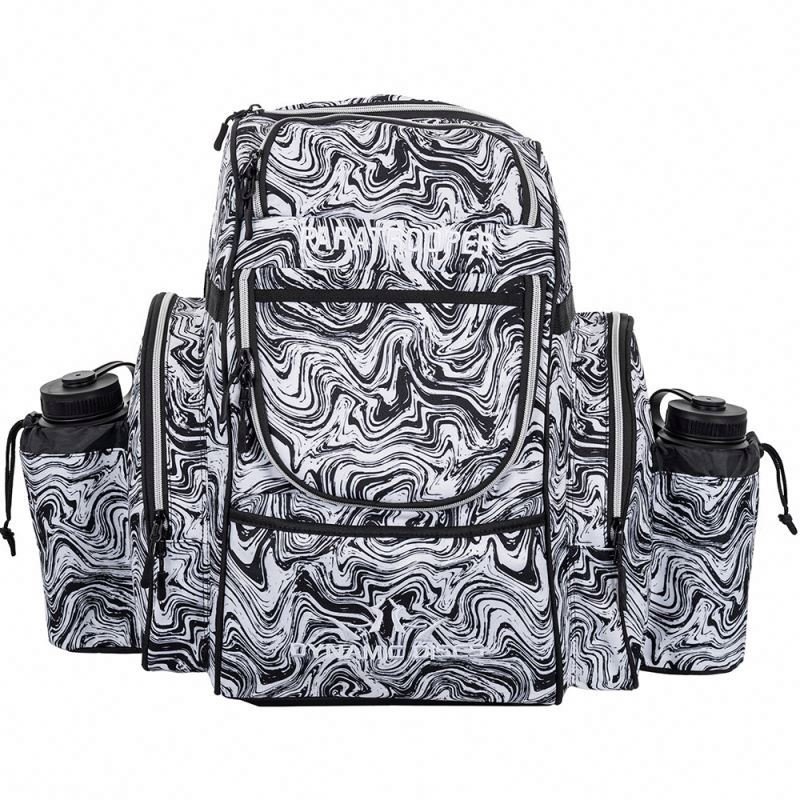 Dynamic Outdoor Sport Waterproof 900D 22 Disc Practice Backpack Frisbee Squatch Grip Back Pocket Disc Golf Bag