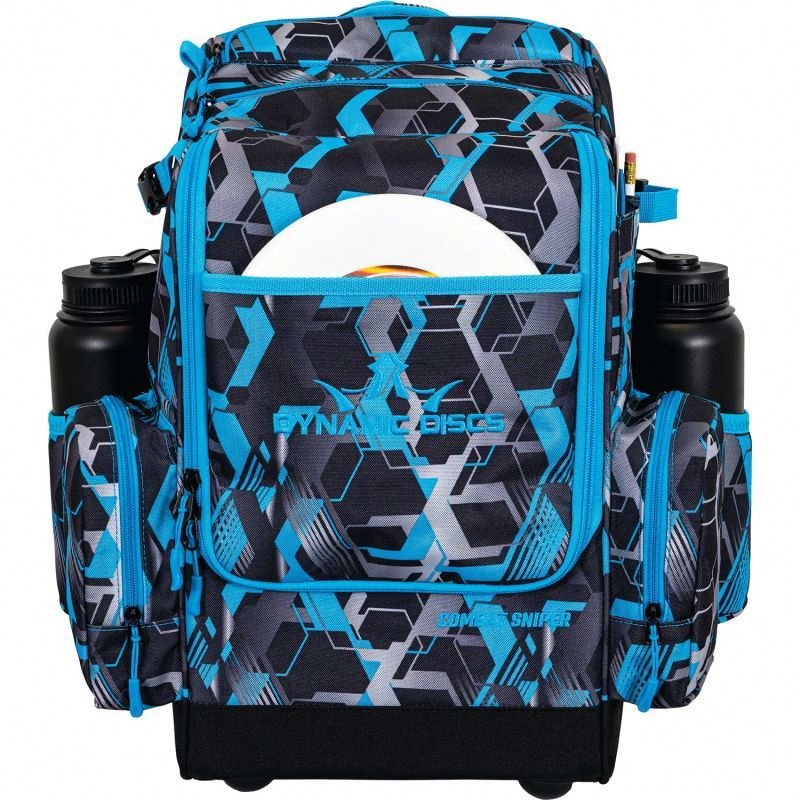Dynamic Outdoor Sport Waterproof 900D 22 Disc Practice Backpack Frisbee Squatch Grip Back Pocket Disc Golf Bag