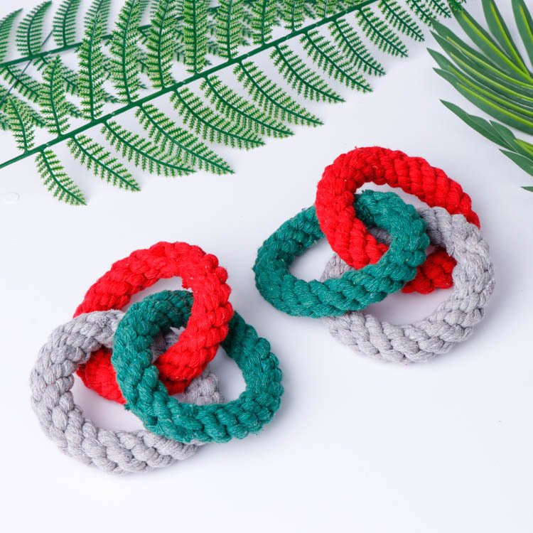 BOTO Hot Sell Cute Durable Chew Custom Handmade Cotton Toothbrush Pet Dog Rope Toys