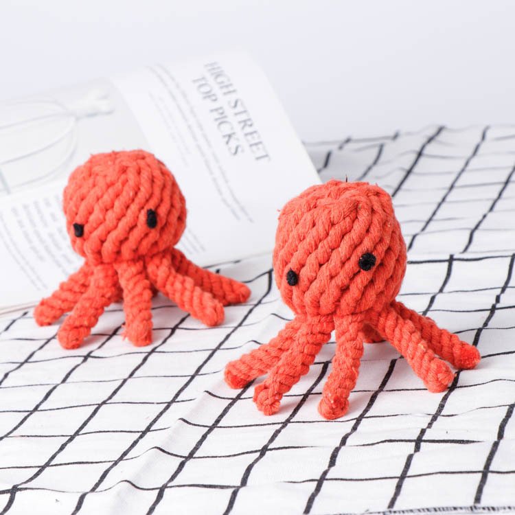 BOTO Hot Sell Cute Durable Chew Custom Handmade Cotton Toothbrush Pet Dog Rope Toys