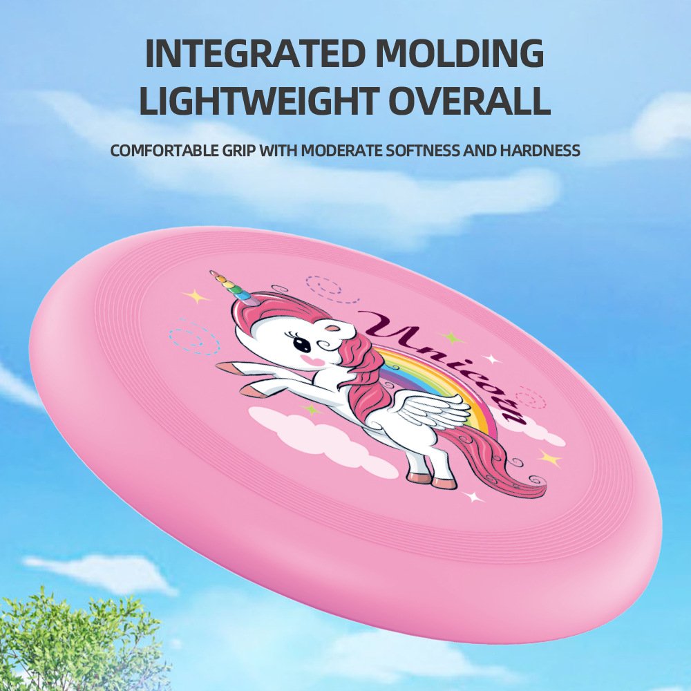 18CM 20CM 22CM TPR Flying Discs Sport Toys Game Customization Outdoor Toys Frisbeed Sport Toy With Cartoon Design