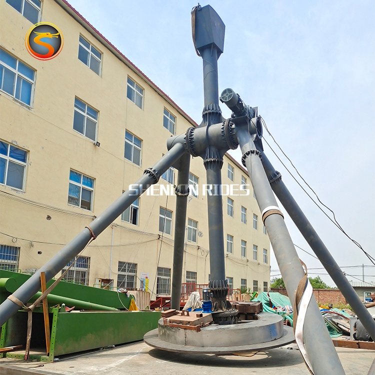 Super Exciting Pendulum Amusement Park Fun Small Equipment 6 Seats 360 Degree Rotating Mini Pendulum Rides For Sale