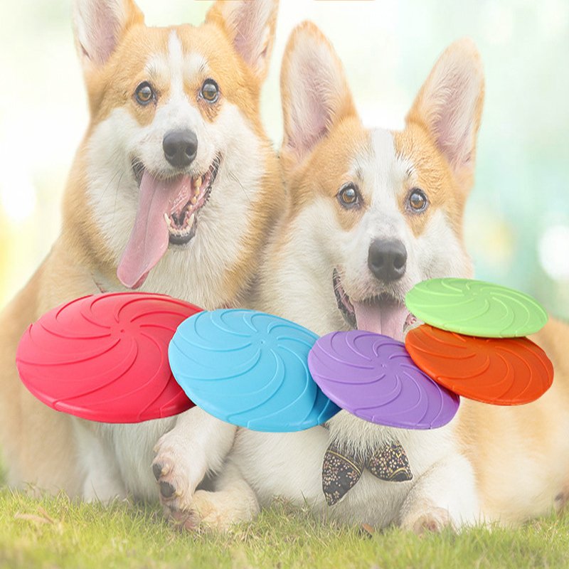 Joypet Pet Dog Flying Discs Toy Products Eco-friendly Resistant Bite Disk Toys Outdoor Training Supplies Dog Frisbeed