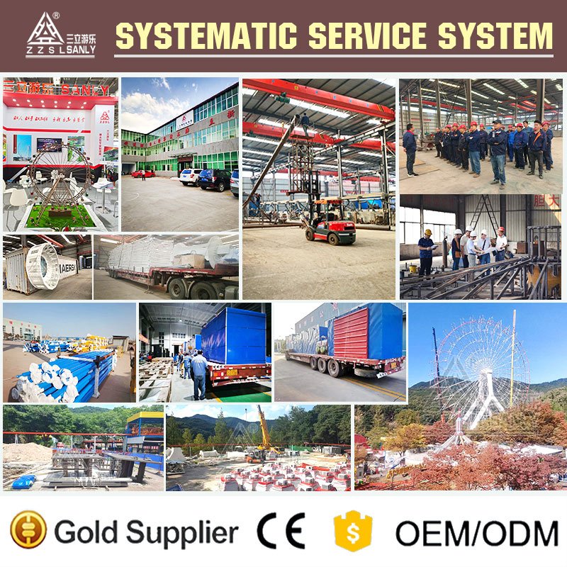 Large Theme Park Equipment Spinning Adults Carnival Game Giant Frisbee Thrill Amusement Park Swing Hammer Big Pendulum Rides