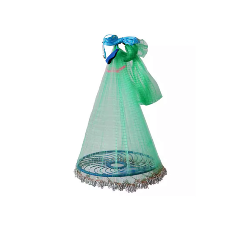 Nylon Hand Cast Net throwing bottom pocket cast net fishing cast net for sale