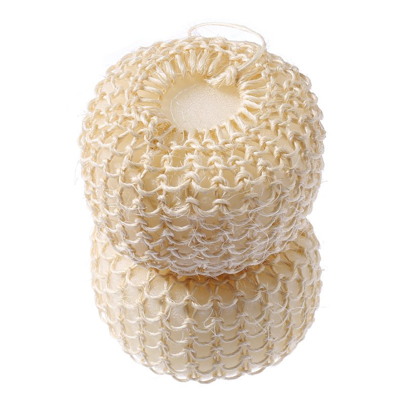 Natural sisal Frisbee Bath Ball Cleaning Bath Biodegradable Shower Luffa Loofah Sponge Exfoliating Body Scrubber